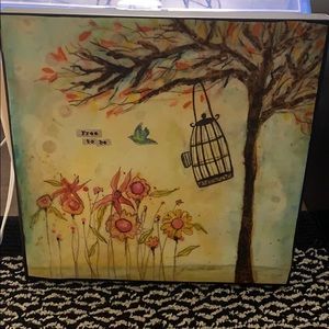 “Free to Be” canvas wall art